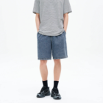 8 seconds Easy Banding Denim Shorts — Blue