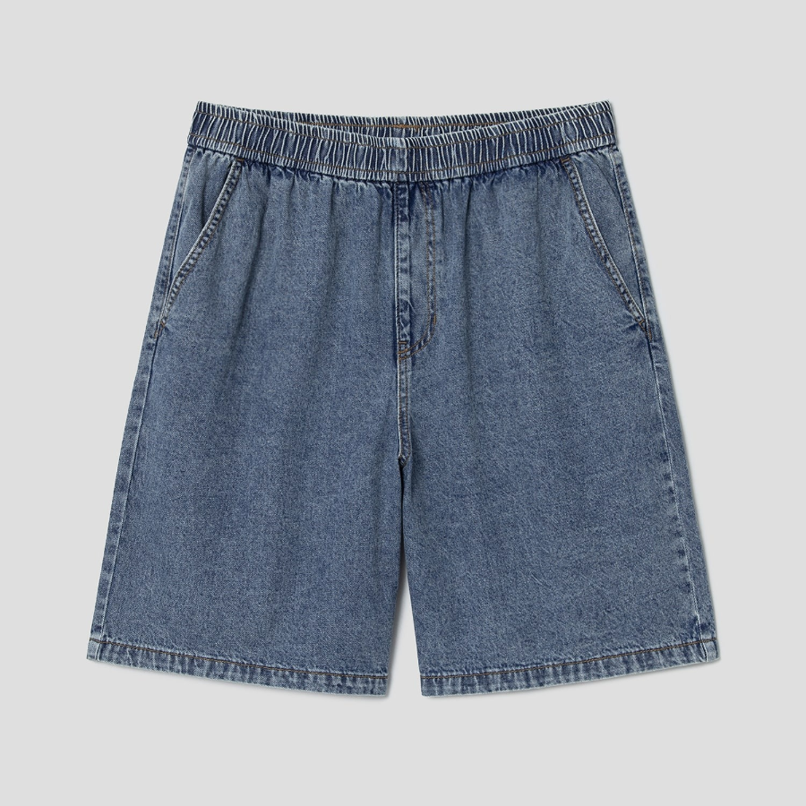 8 seconds Easy Banding Denim Shorts — Blue