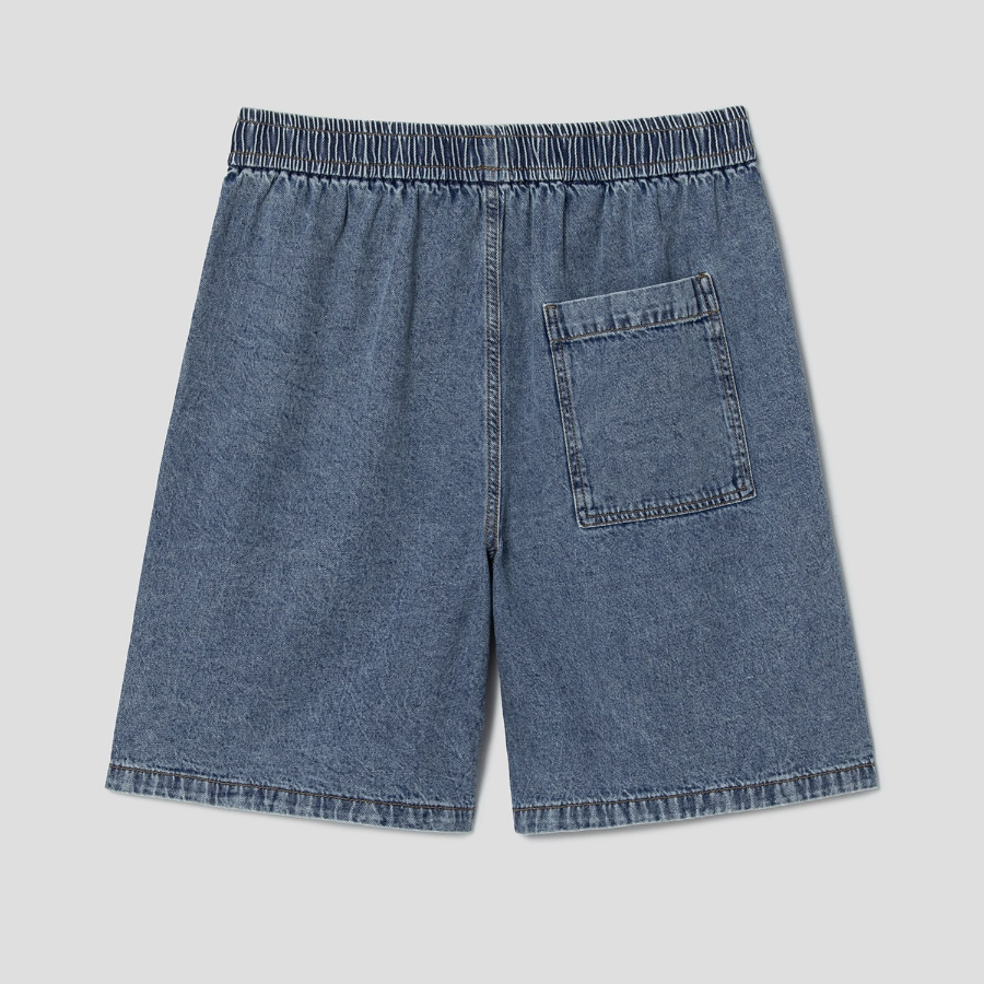 8 seconds Easy Banding Denim Shorts — Blue