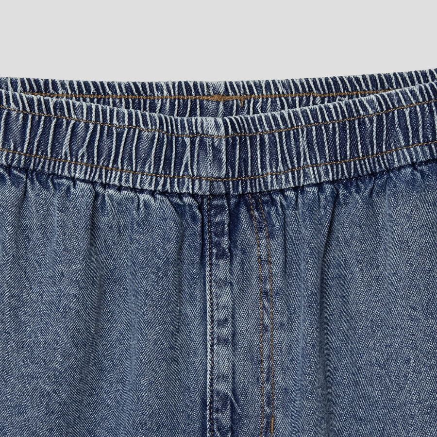8 seconds Easy Banding Denim Shorts — Blue