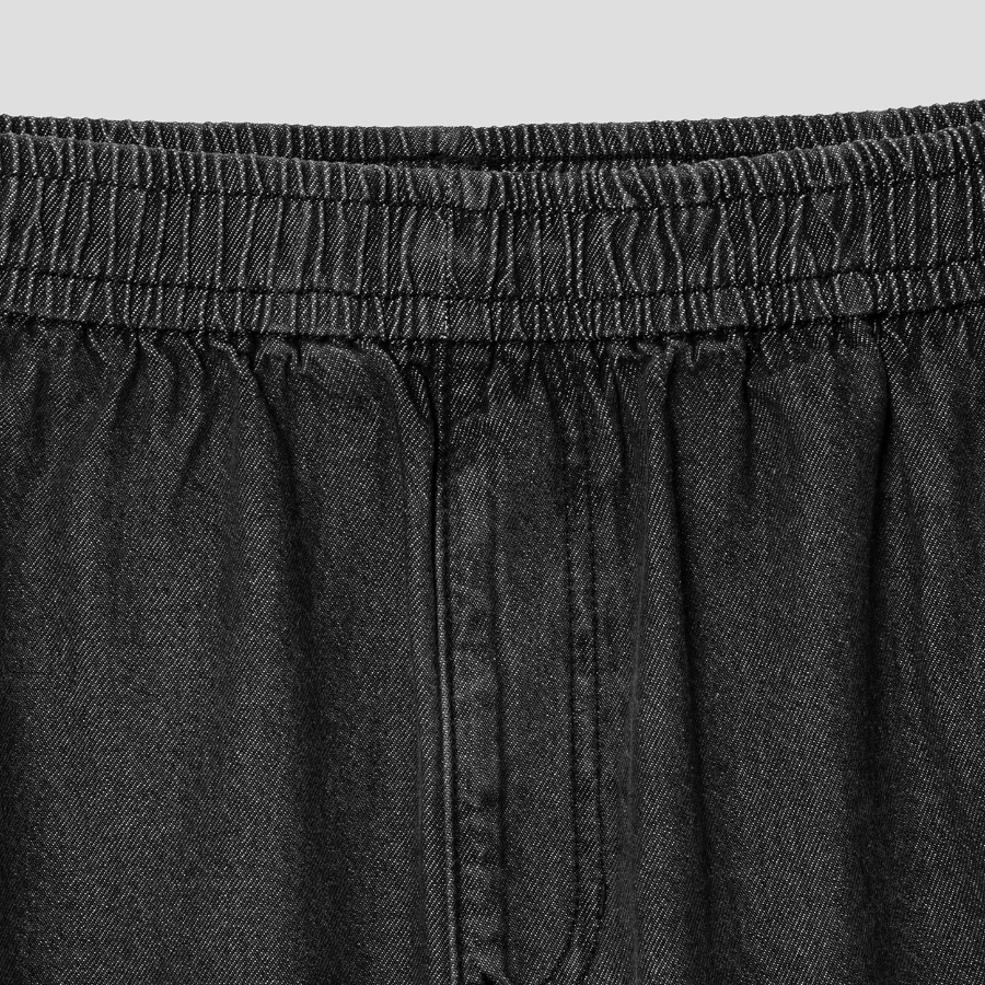 8 seconds Easy Banding Denim Shorts — Black