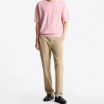 Tommy Hilfiger Official Rice Cone Short-Sleeve Knit