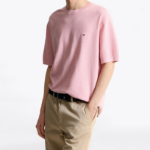 Tommy Hilfiger Official Rice Cone Short-Sleeve Knit