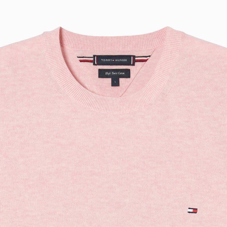 Tommy Hilfiger Official Rice Cone Short-Sleeve Knit