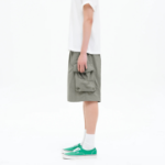 8 seconds Nylon Cargo Shorts — Khaki