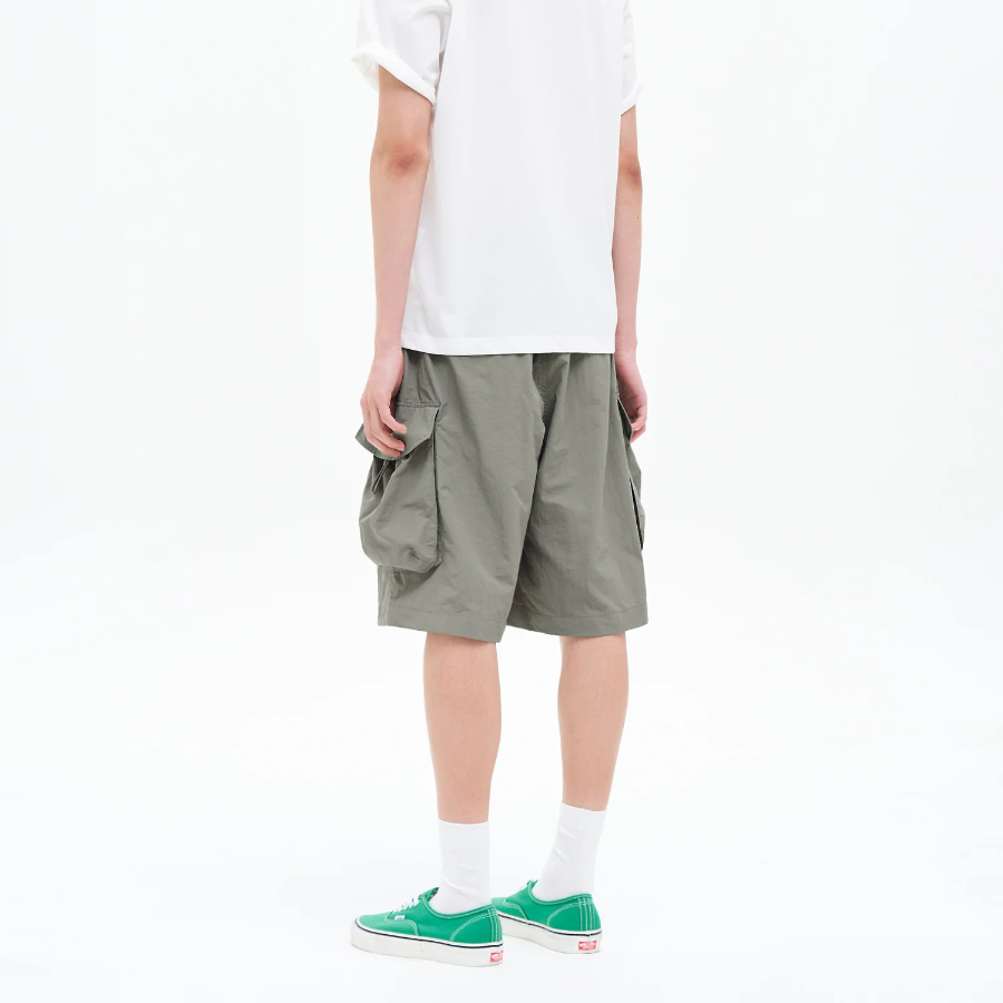8 seconds Nylon Cargo Shorts — Khaki