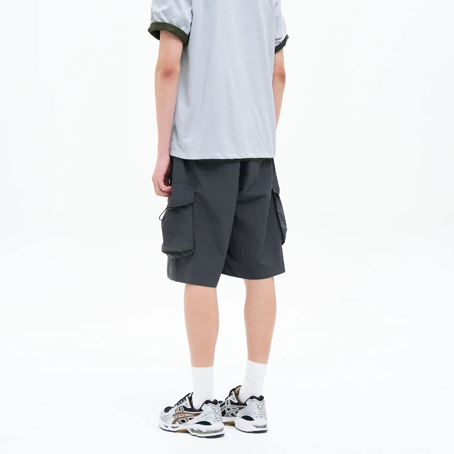 8 seconds Nylon Cargo Shorts — Ash