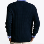 Tommy Hilfiger Official Seersucker Texture Sweater