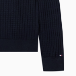 Tommy Hilfiger Official Seersucker Texture Sweater