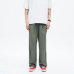 8 seconds Lightweight Cotton Banding Pants — Khaki