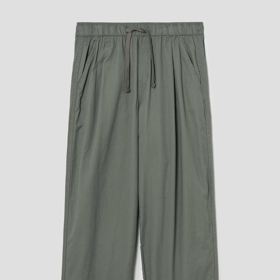 8 seconds Lightweight Cotton Banding Pants — Khaki