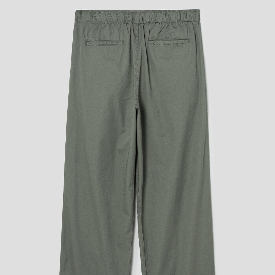 8 seconds Lightweight Cotton Banding Pants — Khaki