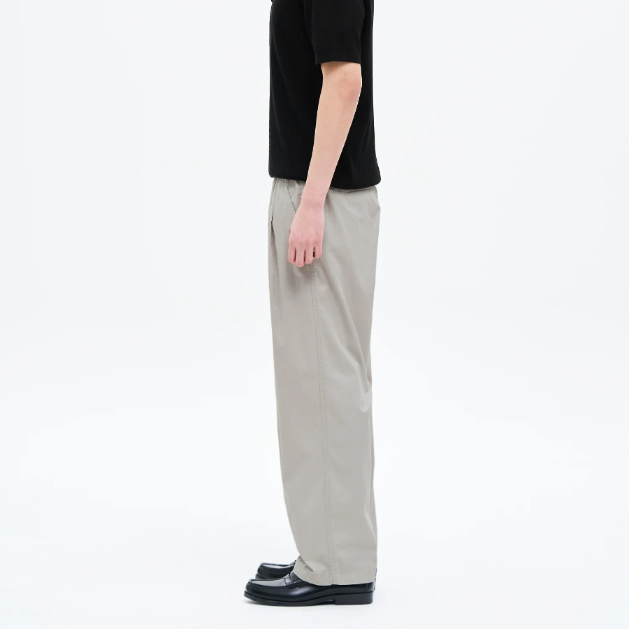 8 seconds Lightweight Cotton Banding Pants — Ivory