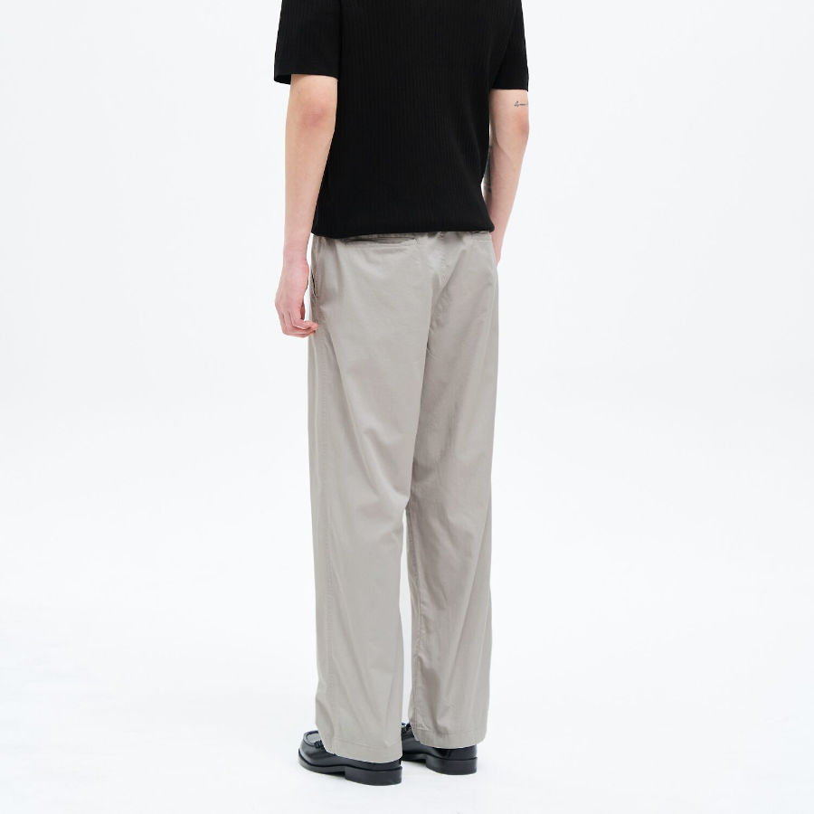 8 seconds Lightweight Cotton Banding Pants — Ivory