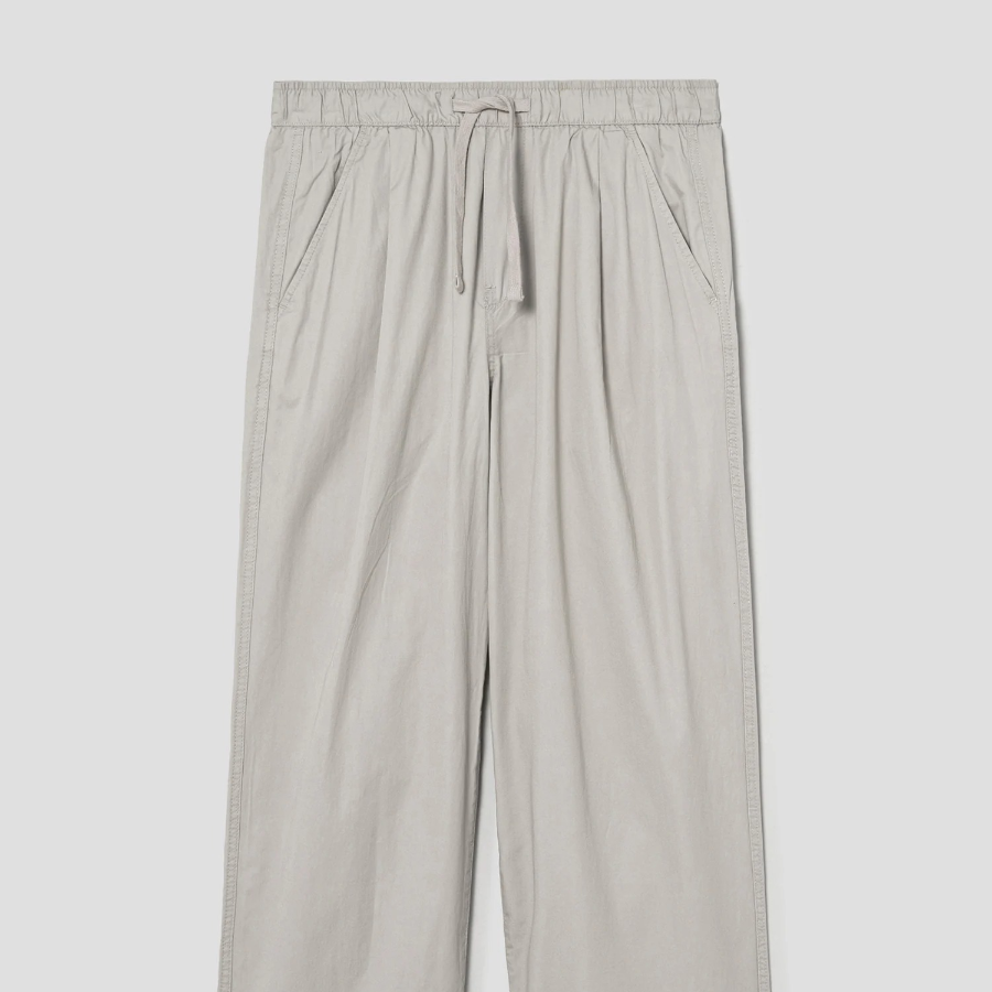 8 seconds Lightweight Cotton Banding Pants — Ivory