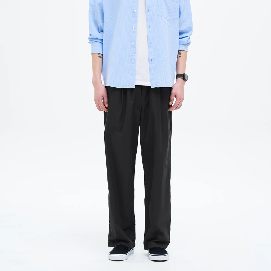 8 seconds Lightweight Cotton Banding Pants — Ash