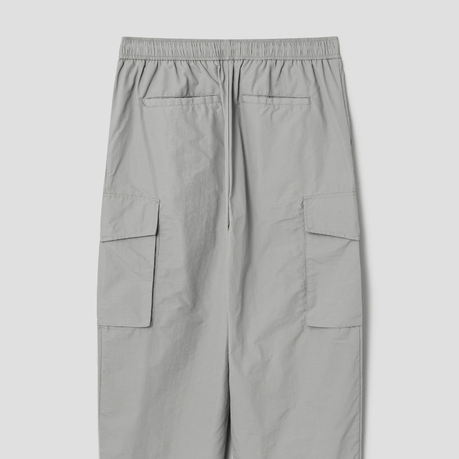 8 seconds Nylon Cargo Pants — Light Grey