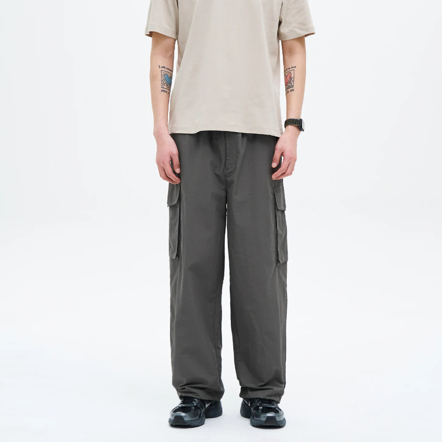 8 seconds Nylon Cargo Pants — Khaki