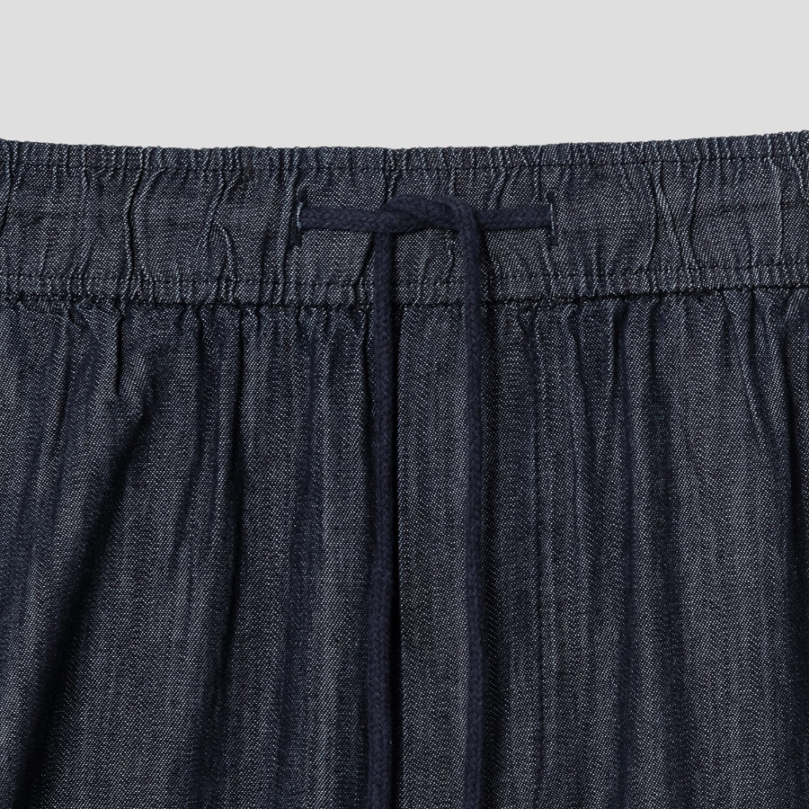 8 seconds Lightweight Full Banding Wide-Fit Denim — Navy