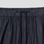 8 seconds Lightweight Full Banding Wide-Fit Denim — Navy