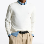 Tommy Hilfiger Official Essential Cotton Crewneck Sweater