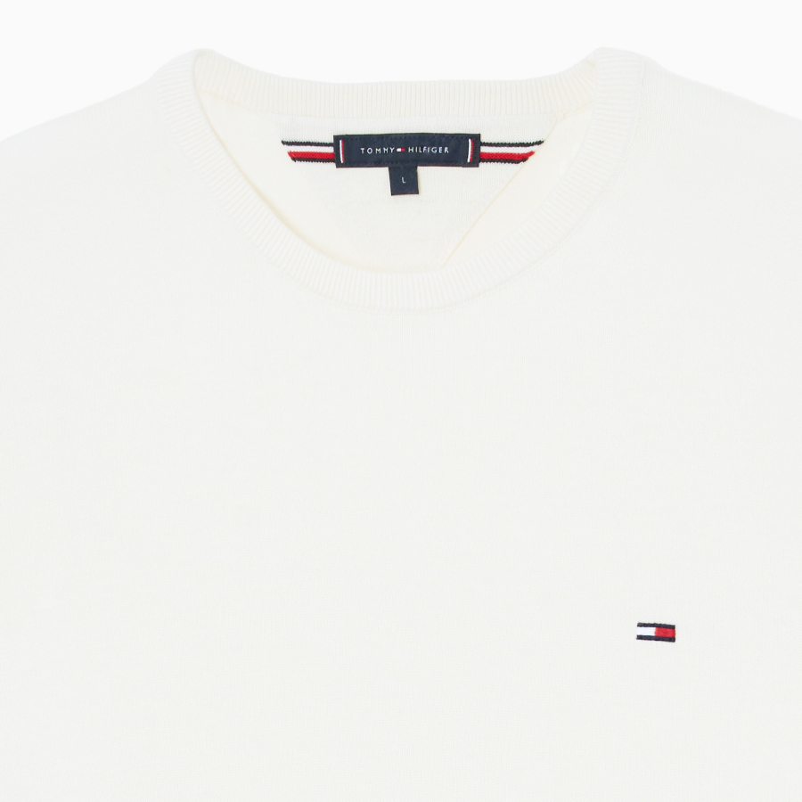 Tommy Hilfiger Official Essential Cotton Crewneck Sweater