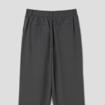 8 seconds Crêpe Wide Banding Pants — Grey