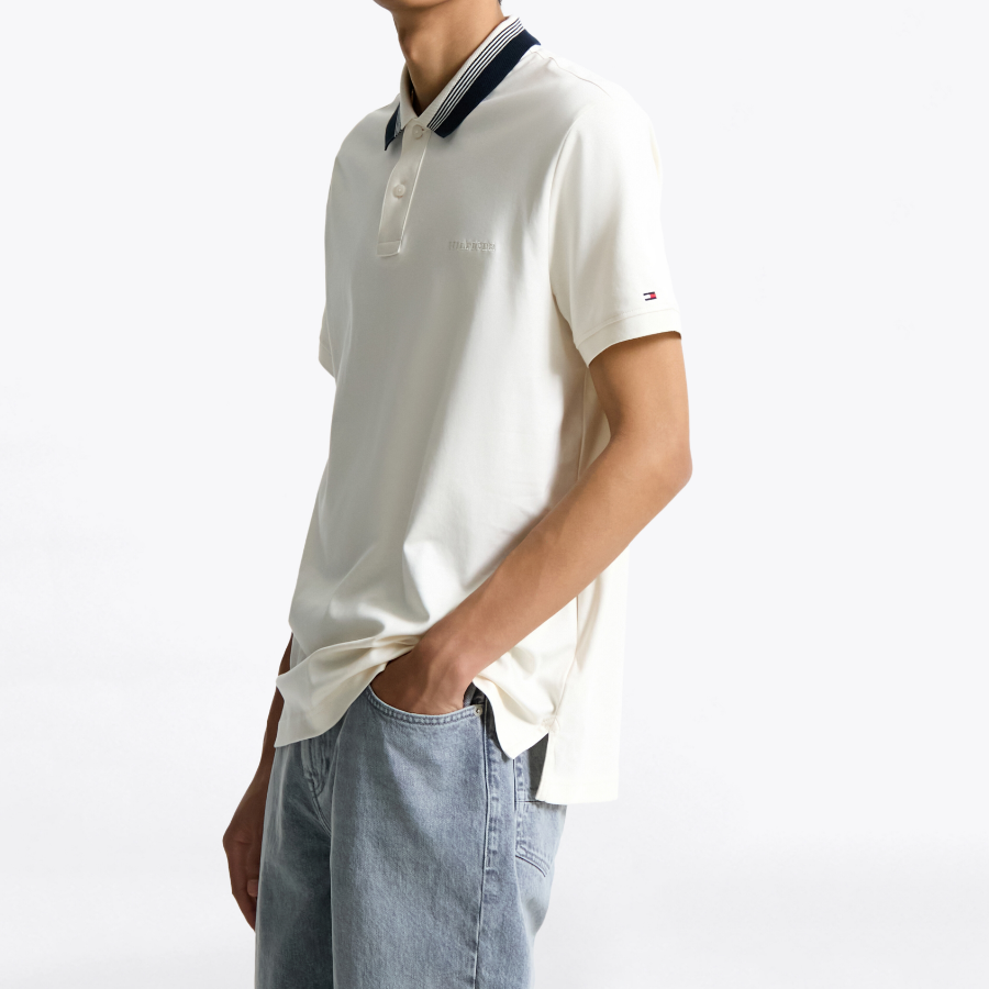 Tommy Hilfiger Official Interlock Collar Polo Shirt