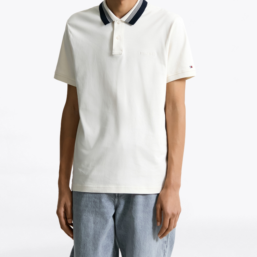 Tommy Hilfiger Official Interlock Collar Polo Shirt