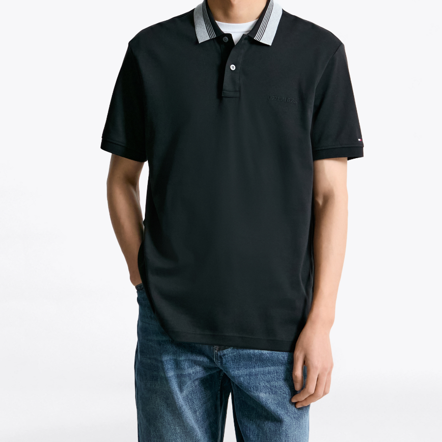 Tommy Hilfiger Official Interlock Collar Polo Shirt