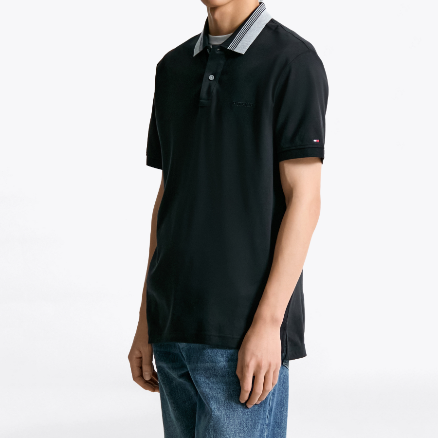 Tommy Hilfiger Official Interlock Collar Polo Shirt