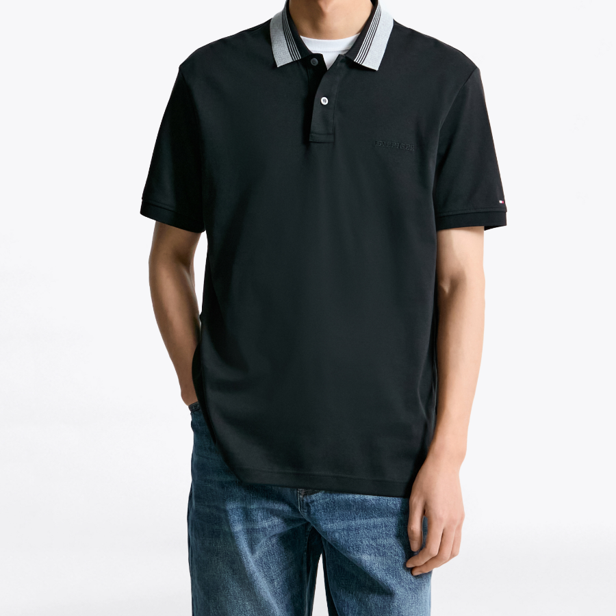 Tommy Hilfiger Official Interlock Collar Polo Shirt