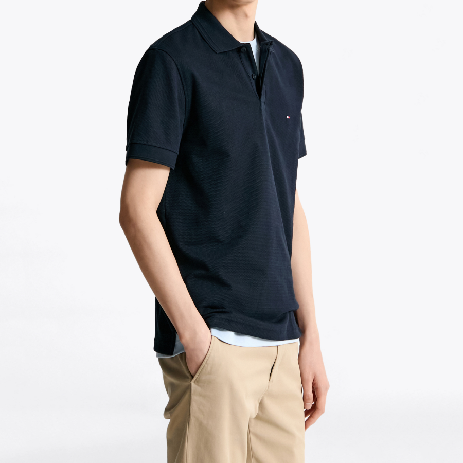 Tommy Hilfiger Official Bubble Stitch Polo T-Shirt