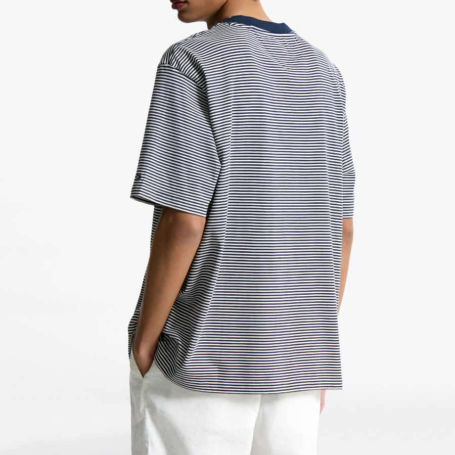 Tommy Hilfiger Official Relaxed Stripe T-Shirt