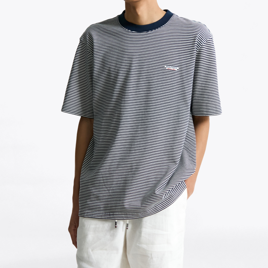 Tommy Hilfiger Official Relaxed Stripe T-Shirt