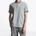 Tommy Hilfiger Official Oxford Zip Polo Shirt