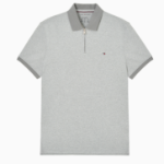 Tommy Hilfiger Official Oxford Zip Polo Shirt