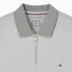Tommy Hilfiger Official Oxford Zip Polo Shirt