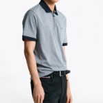 Tommy Hilfiger Official Oxford Zip Polo Shirt