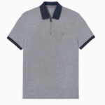 Tommy Hilfiger Official Oxford Zip Polo Shirt
