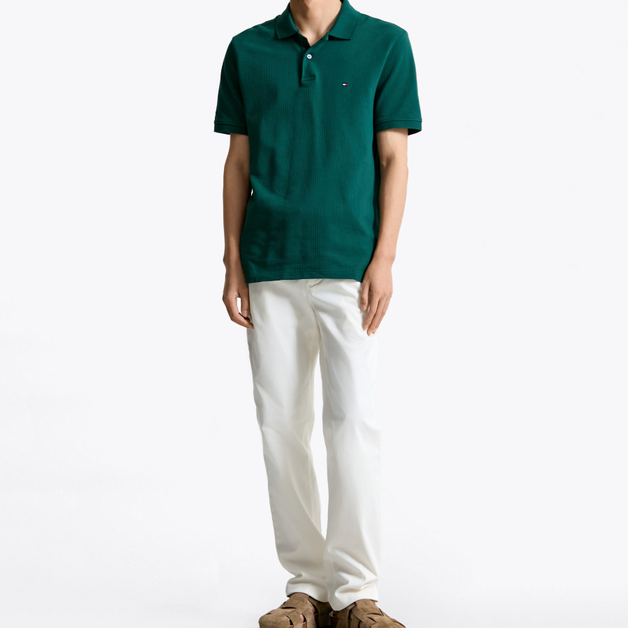 Tommy Hilfiger Official Vertical Stripe Polo Shirt