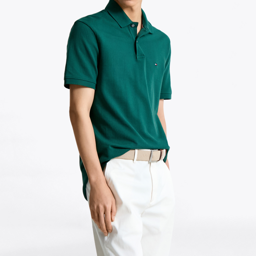 Tommy Hilfiger Official Vertical Stripe Polo Shirt