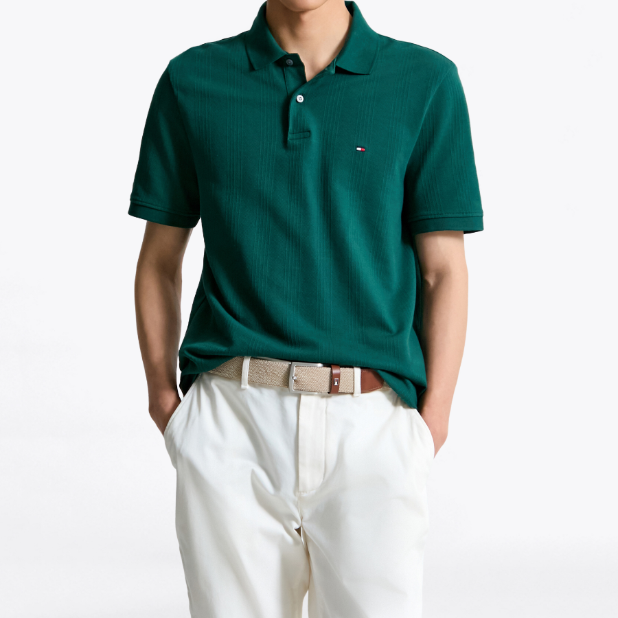 Tommy Hilfiger Official Vertical Stripe Polo Shirt