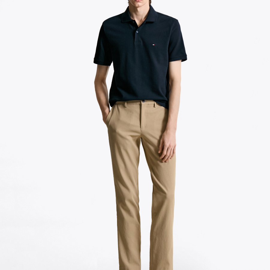 Tommy Hilfiger Official Vertical Stripe Polo Shirt