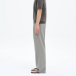 8 seconds Crêpe Easy Banding Pants — Grey