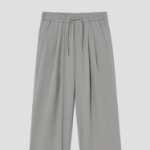 8 seconds Crêpe Easy Banding Pants — Grey