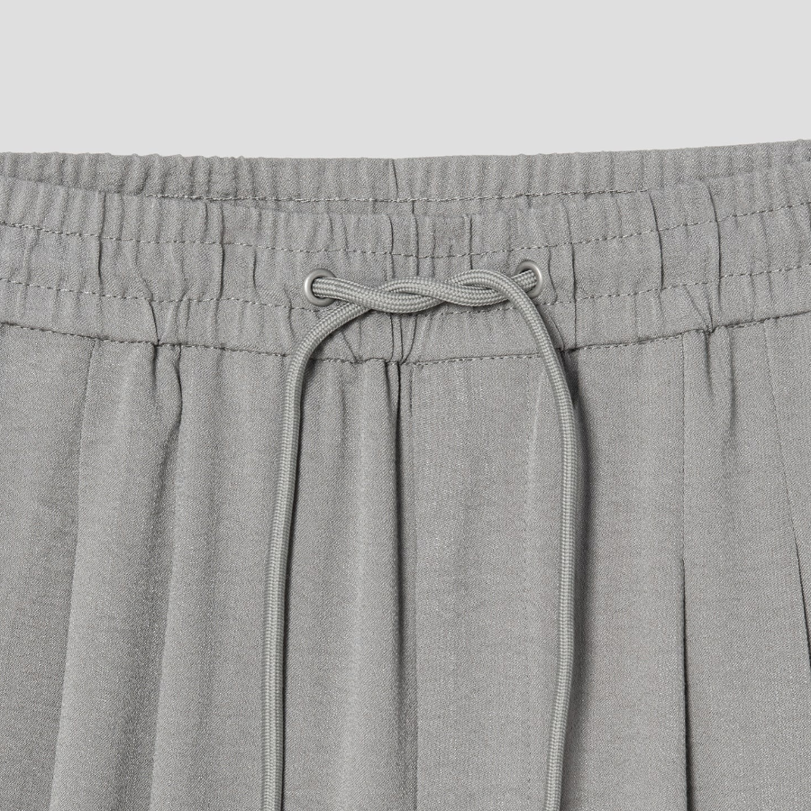 8 seconds Crêpe Easy Banding Pants — Grey