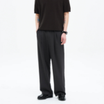 8 seconds Crêpe Easy Banding Pants — Ash