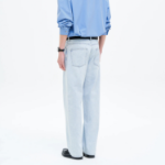 8 seconds Lightweight Essential Semi Wide-Fit Denim — Sky Blue