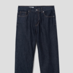 8 seconds Lightweight Essential Semi Wide-Fit Denim — Navy